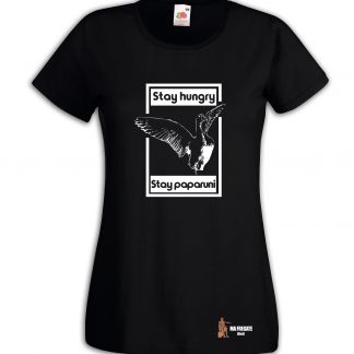 T-shirt  donna - Stay Hungry, Stay Paparuni