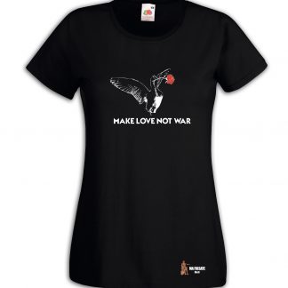T-shirt  donna - Make Love Not War