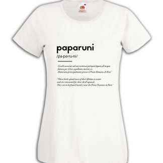T-shirt  donna - Paparuni definizione White
